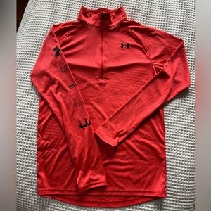 Boys XL Orange/Coral Under Armor 1/4 Zip